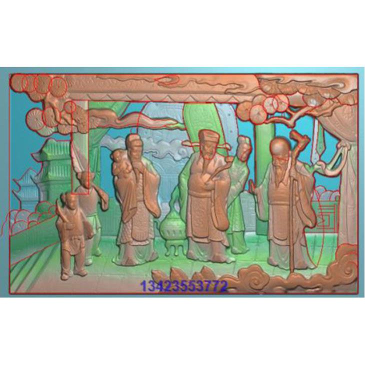 (发邮箱)古建砖雕寺庙人物2ae73 