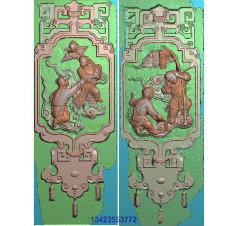 (发邮箱)古建砖雕寺庙人物2人物