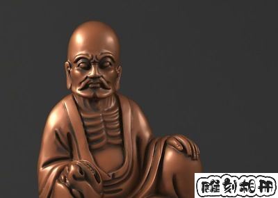 坐罗汉 3D雕塑