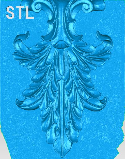 190建材洋花扫描原文件格式STL