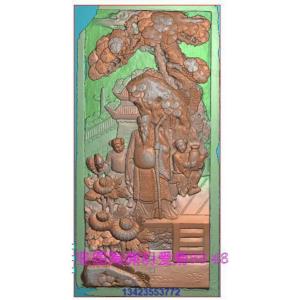 (发邮箱)古建砖雕寺庙人物竖图陶渊明爱菊